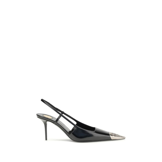 Saint Laurent Black Leather Pumps