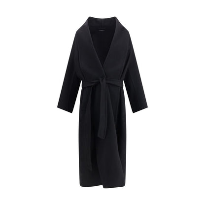 Tom Ford Black Fleece Wool Coat