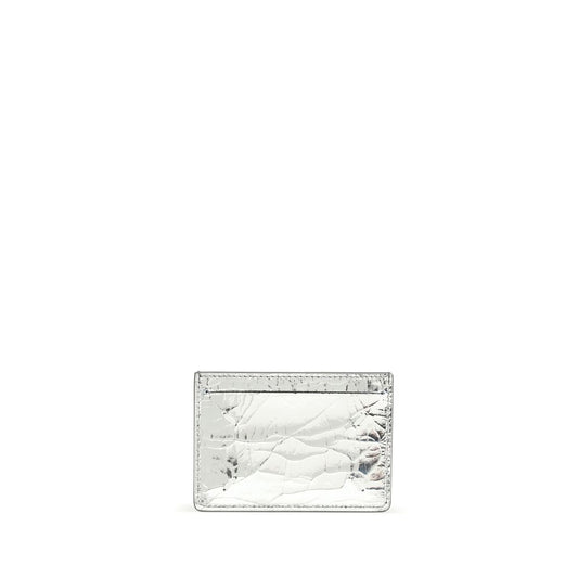 Margiela Silver Leather Wallet