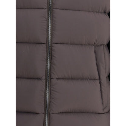 Herno Brown Polyamide Bomber