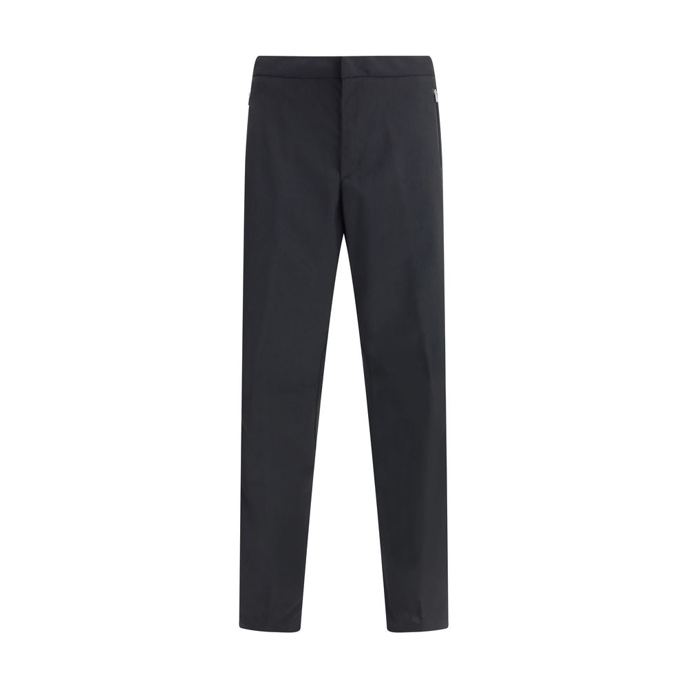 LAMINAR Black Polyester Dress Pants