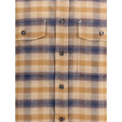 Brioni Multicolor Cotton Pattern Shirt