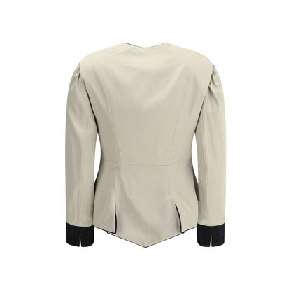 Chloé Silver Silk Coat
