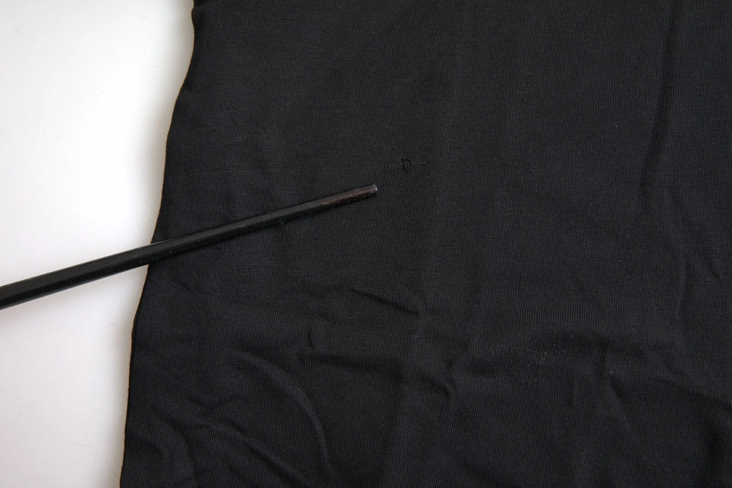 Balenciaga Black Cotton Logo Print Crew Neck Short Sleeves T-shirt