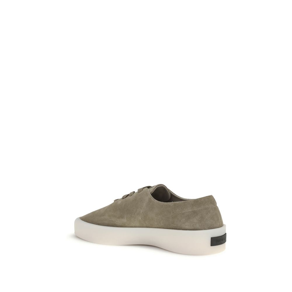 Fear Of God Beige Leather Low Top Sneakers