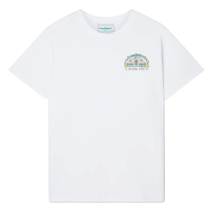 Casablanca White Cotton T-Shirt
