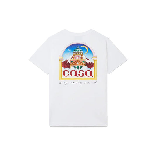 Casablanca White Cotton T-Shirt