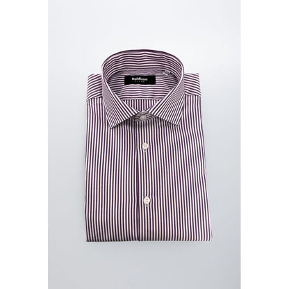 Baldinini Trend Purple Cotton Shirt