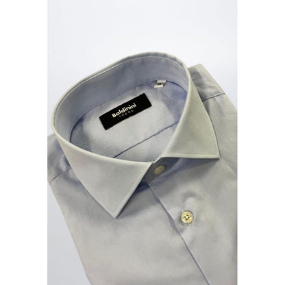 Baldinini Trend Light Blue Cotton Shirt