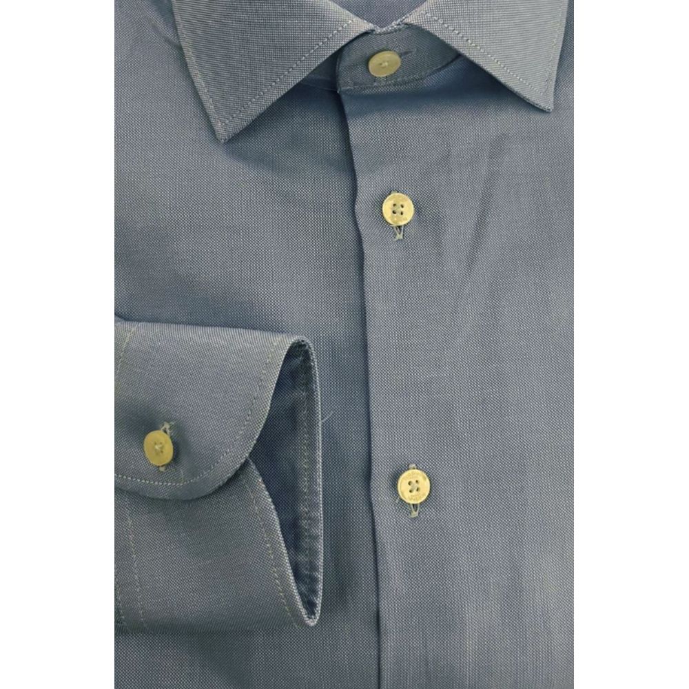 Baldinini Trend Light Blue Cotton Shirt