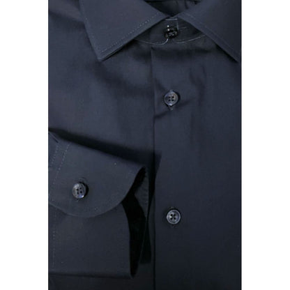 Baldinini Trend Blue Cotton Shirt