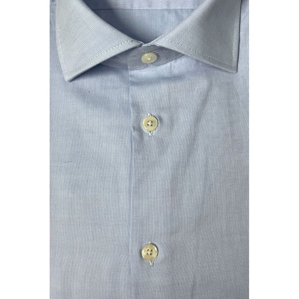Baldinini Trend Light Blue Cotton Shirt