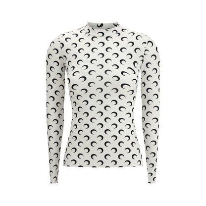 Marine Serre White Polyamide Top