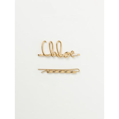 Chloé Brown Metal Hair Clip
