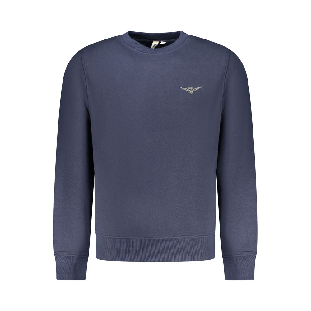 Accademia Militare Blue Cotton Men Sweater