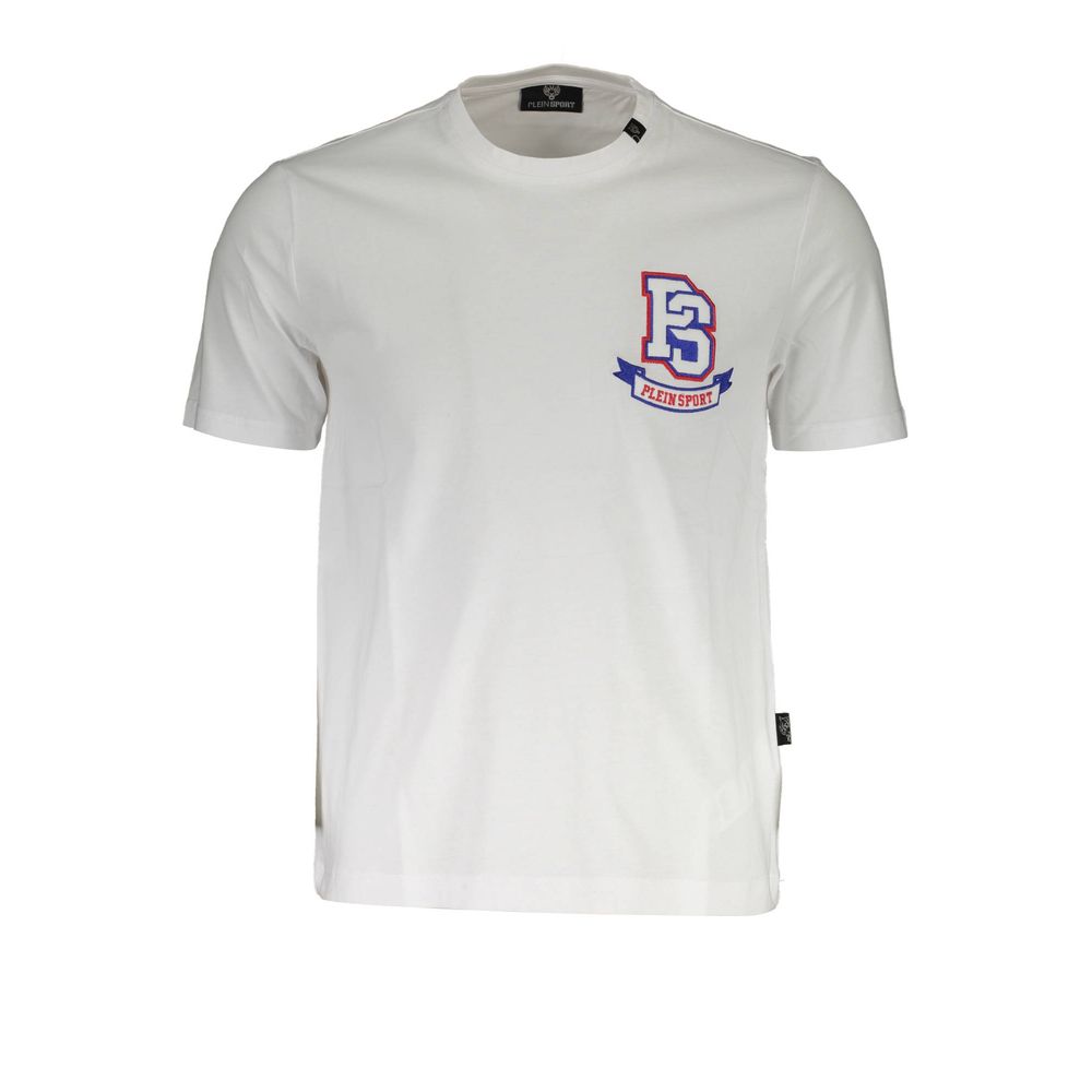 Plein Sport White Cotton T-Shirt