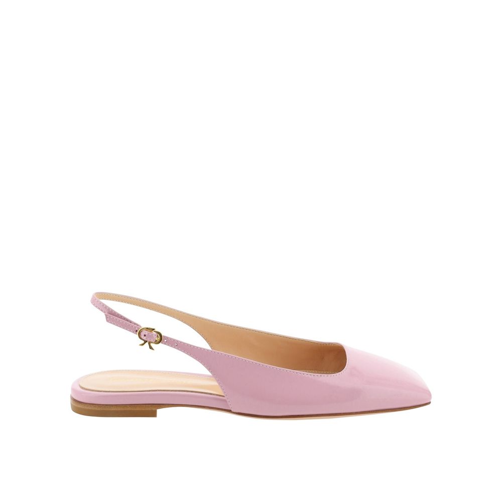 Gianvito Rossi Multicolor Calfskin Ballet Flats