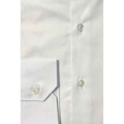 Bagutta White Cotton Men Shirt