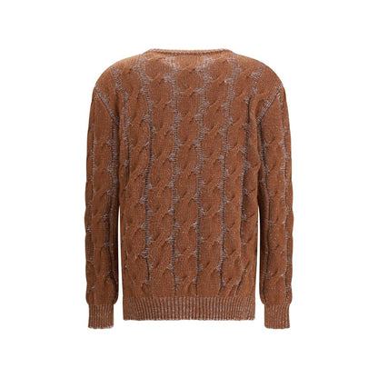 Marni Brown Fleece Wool Sweatshirt