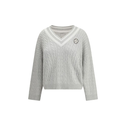 Brunello Cucinelli White Cotton Sweatshirt