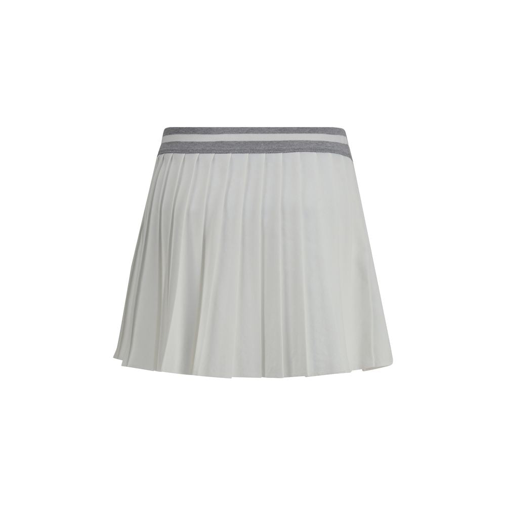 Brunello Cucinelli White Polyester Mini Skirt