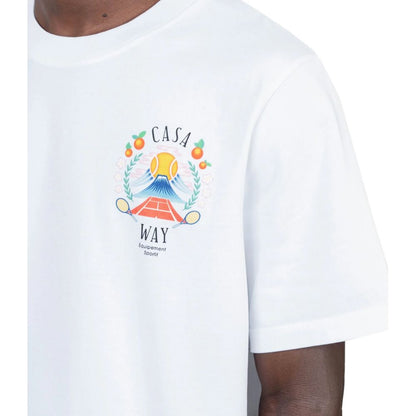 Casablanca White Cotton T-Shirt