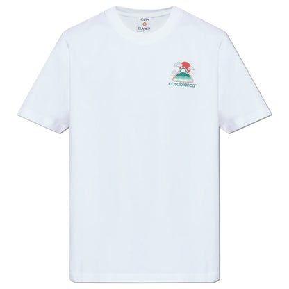Casablanca White Cotton T-Shirt