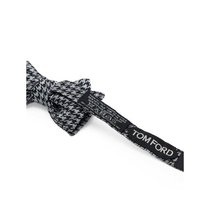 Tom Ford Gray Silk Bowtie