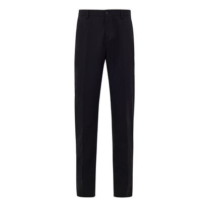 Dolce & Gabbana Black Wool Two-Piece Suit