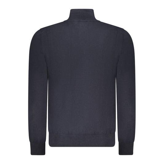 Hugo Boss Blue Cotton Men Sweater