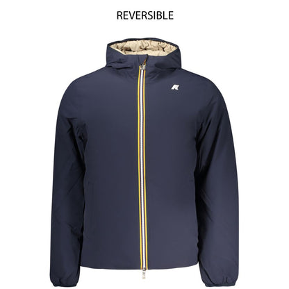 K-WAY Blue Nylon Jackets & Coat