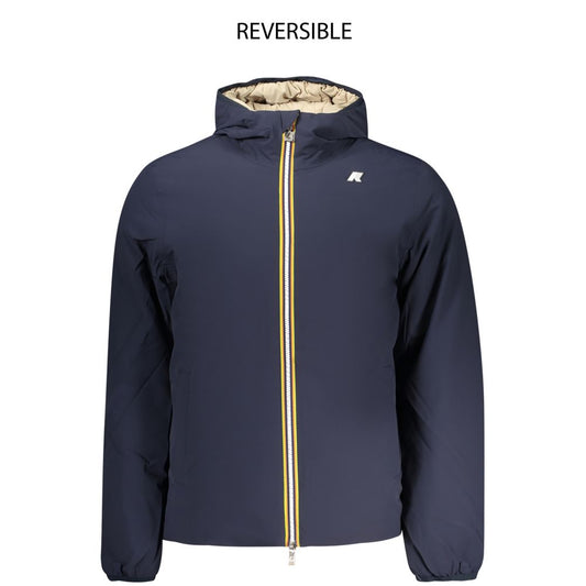 K-WAY Blue Nylon Jackets & Coat