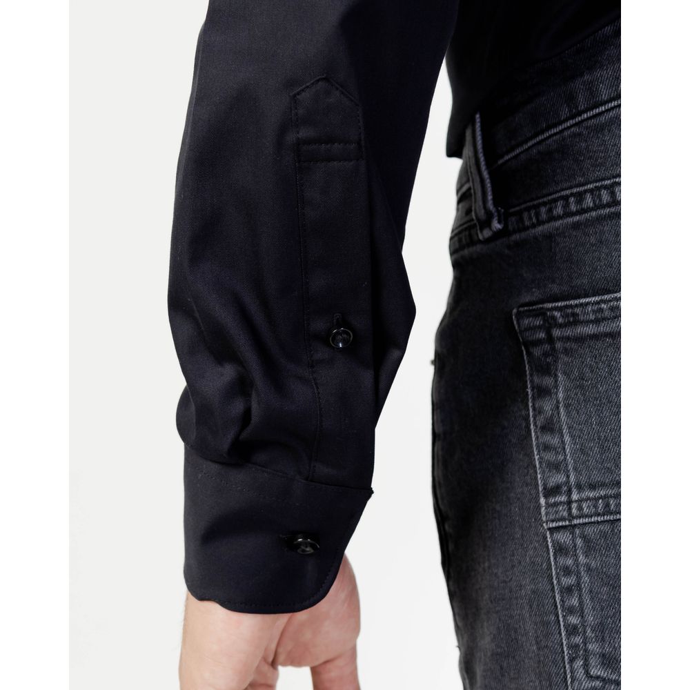 Selected Black Cotton Dress Shirt