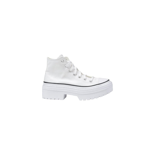 Converse White Fabric Chunky Sneakers