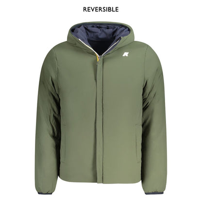 K-WAY Blue Nylon Jackets & Coat