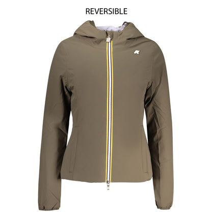 K-WAY Brown Nylon Women Jacket