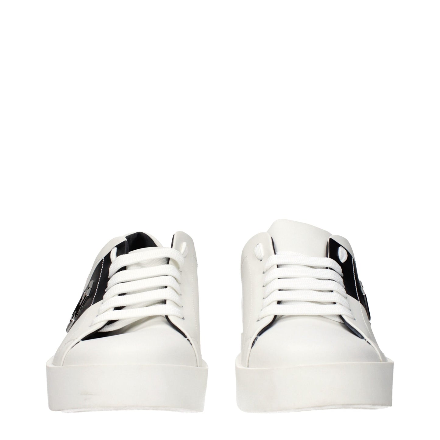 Philipp Plein White Leather Sneakers