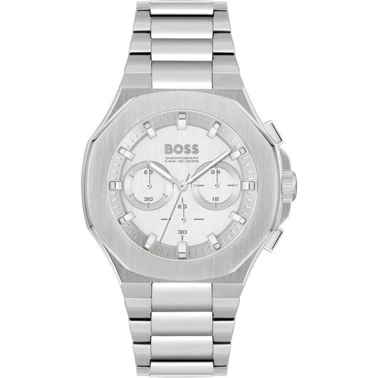 Hugo Boss Gray Stainless Steel Dress Watch
