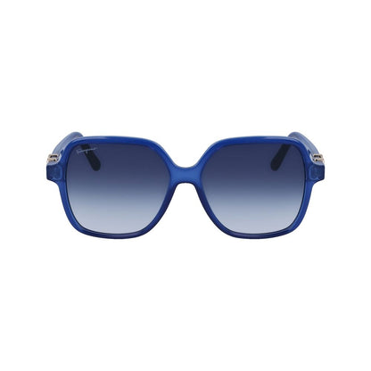 Ferragamo Blue Injected Sunglasses