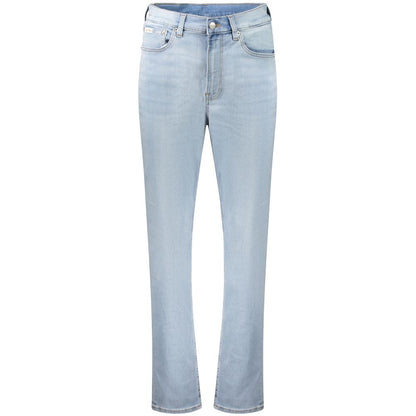 Calvin Klein Blue Cotton Women Jeans