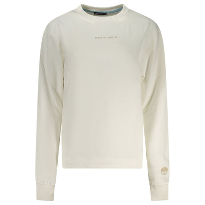 North Sails White Cotton Women Sweatshirt