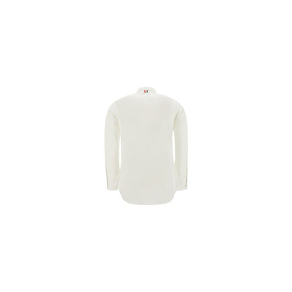 Thom Browne White Cotton Dress Shirt