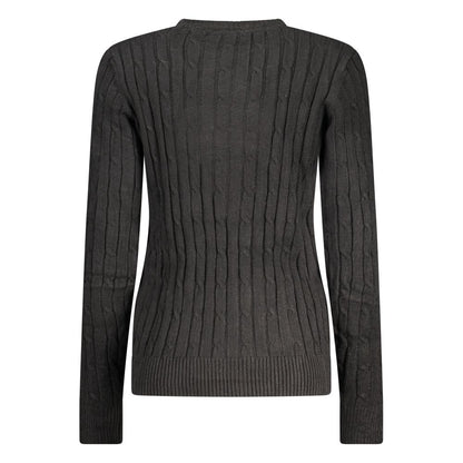 Norway 1963 Black Viscose Women's Sweater
