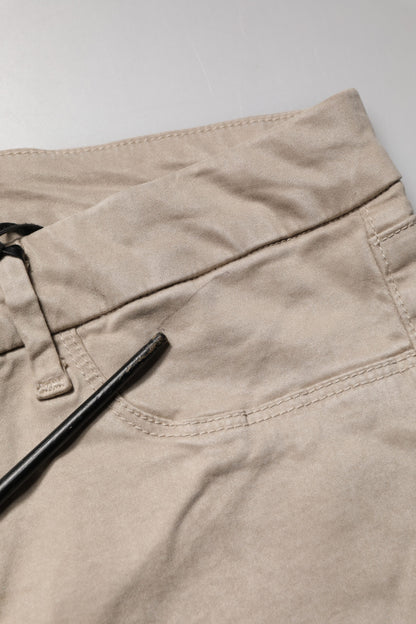 J Brand Beige Skinny Mid Waist Chino Casual Trouser Pants