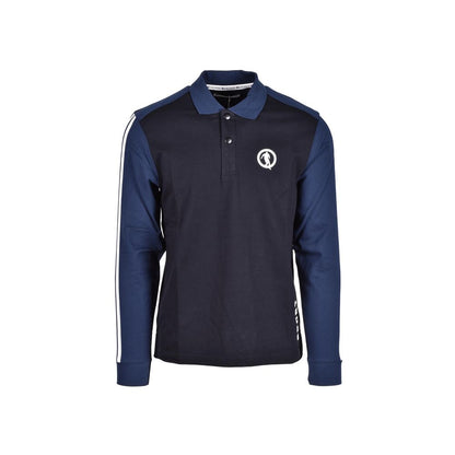 Bikkembergs Blue Cotton Polo Shirt