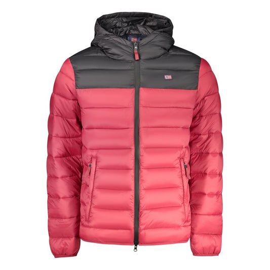 Norway 1963 Red Polyamide Mens Jacket