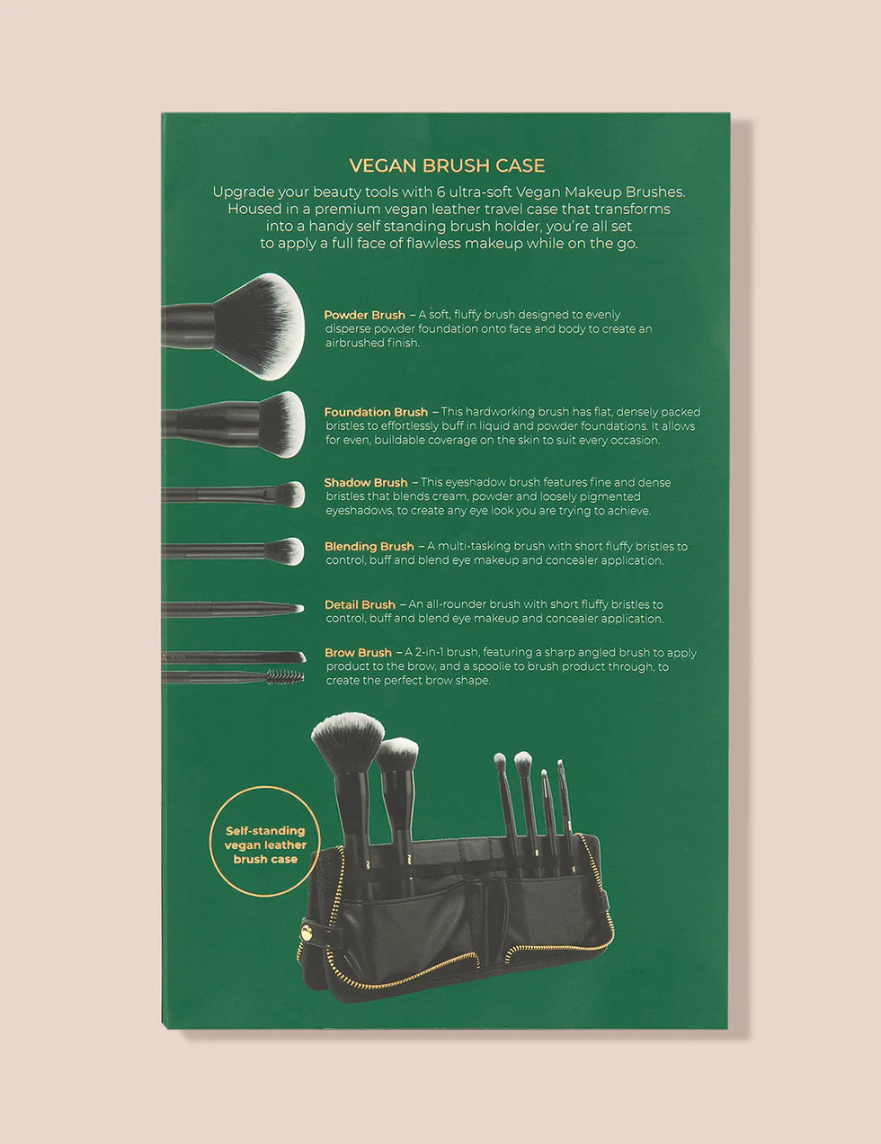 INIKA Organic Vegan Brush Case