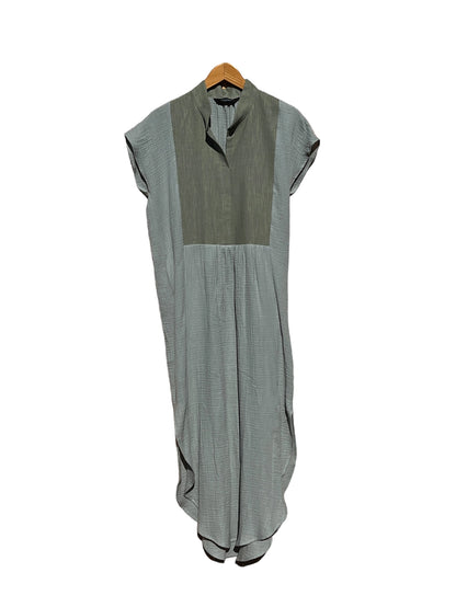 771 Nesprer Dress Beige Organic Cotton Gauze Black