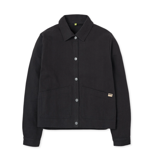 Women's Shacket Khaki Oat Black